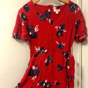 EVERYTHING $15 TODAY Red wrap dress